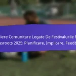 Accesibilitatea Evenimentelor Pentru Participanții cu Dizabilități la Festivalurile FIFA Grassroots 2025: Dispoziții, Feedback, Îmbunătățiri