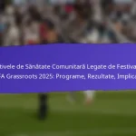 Implicarea Civică prin Festivalurile FIFA Grassroots 2025: Inițiative Comunitare, Implicare, Rezultate